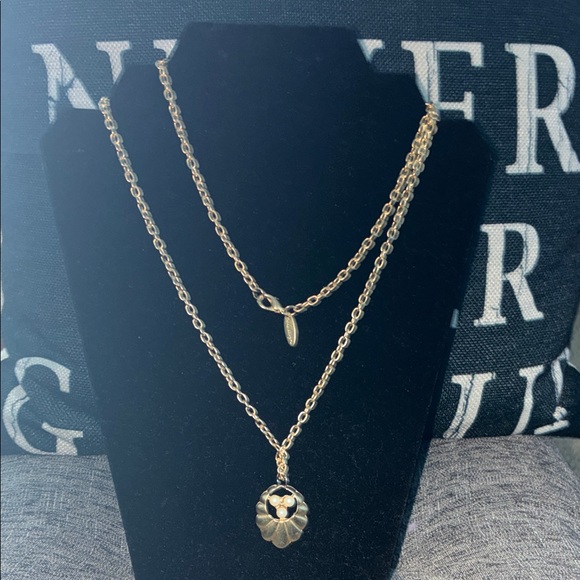 Jewelry - SoHo designs Gold Pendant Necklace long necklace wrap to show details
